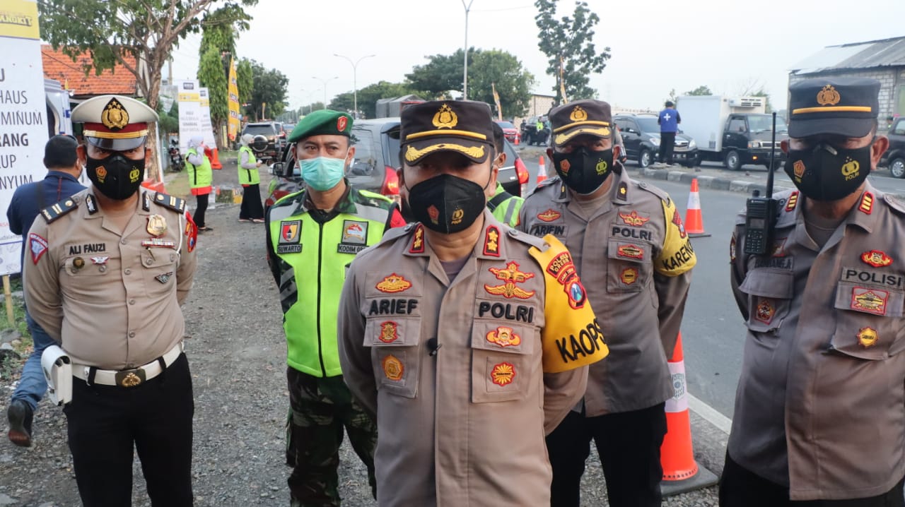 Polres Gresik, Larang Masyarakat Takbir Keliling