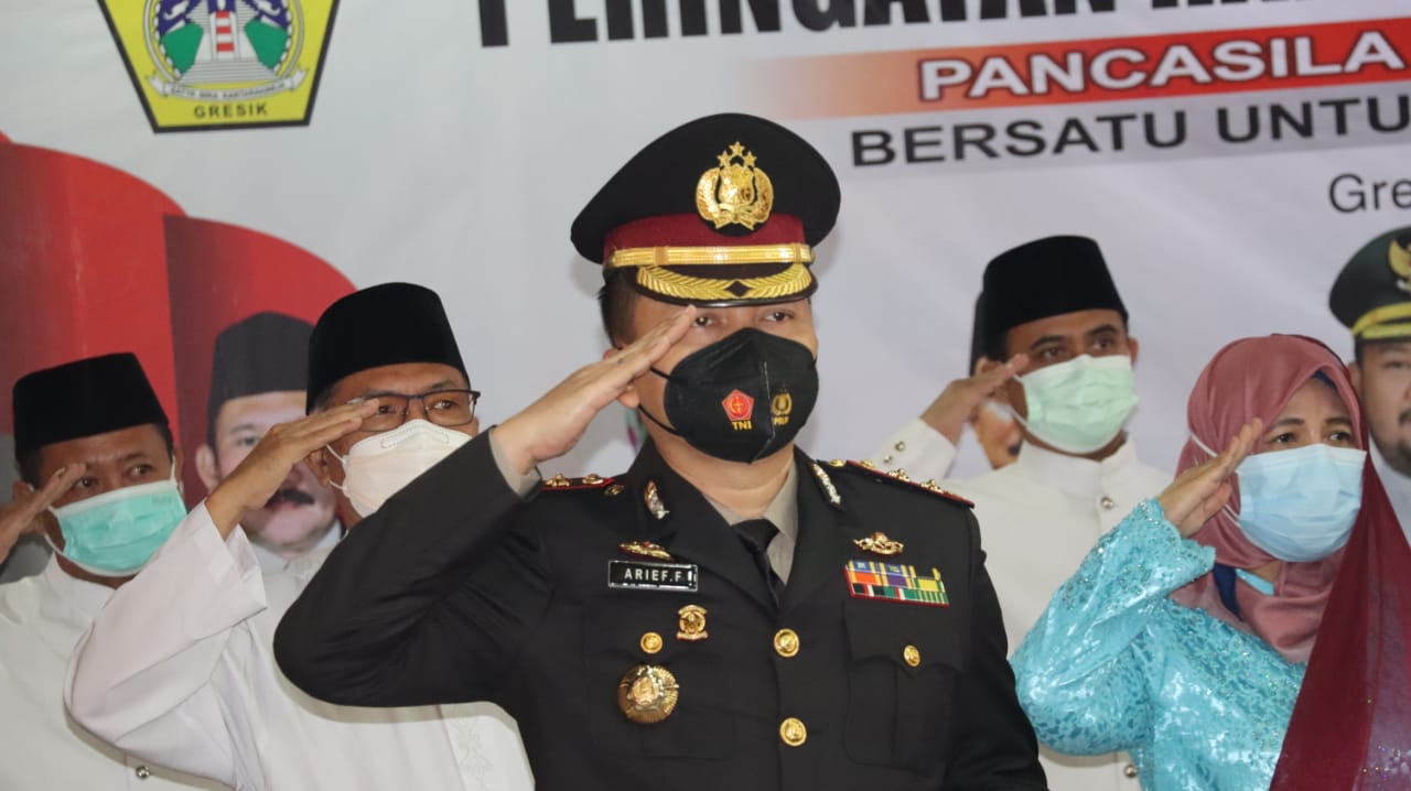 Kapolres Gresik: Disiplin Prokes Adalah Wujud Dari Pengamalan Pancasila