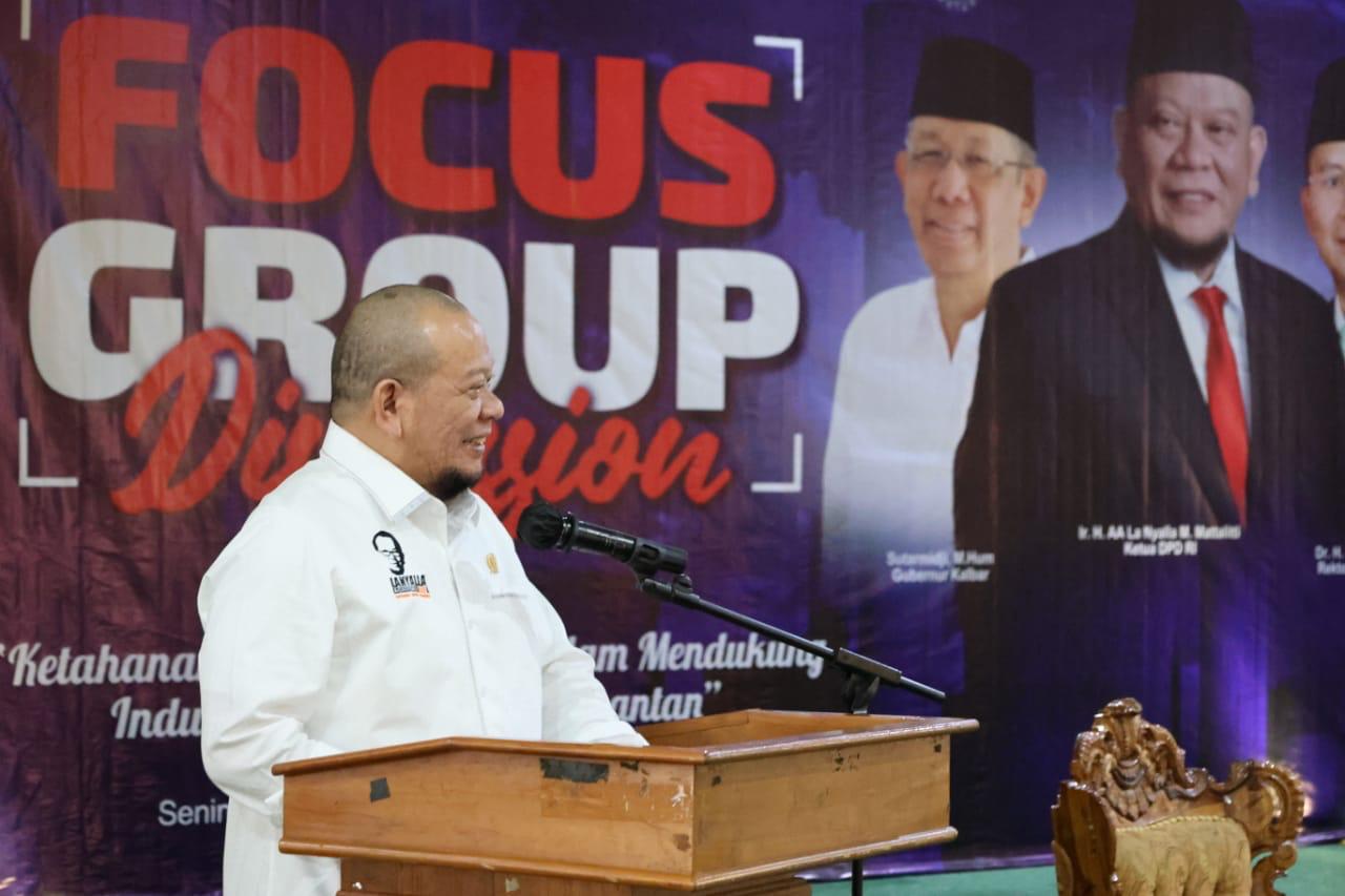 Saat FGD di IAIN Pontianak, Ketua DPD RI Sebut Energi Faktor Penting Untuk Ketahanan Nasional