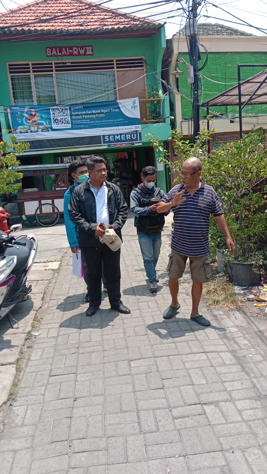 Belum Sepekan Menjabat, Herman Felani Lurah Kupang Krajan Sudah Blusukan