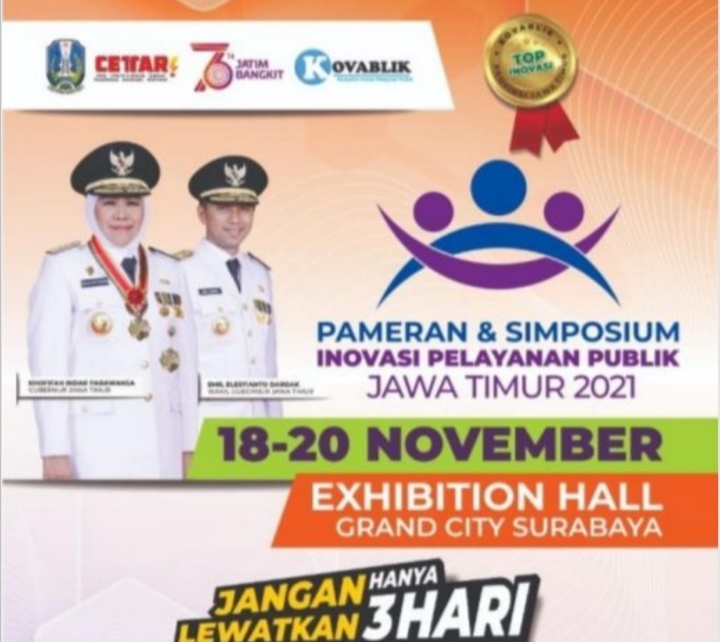 Besok, Pemprov Jatim Gelar Pameran dan Simposium Inovasi Pelayanan Publik di Grand City