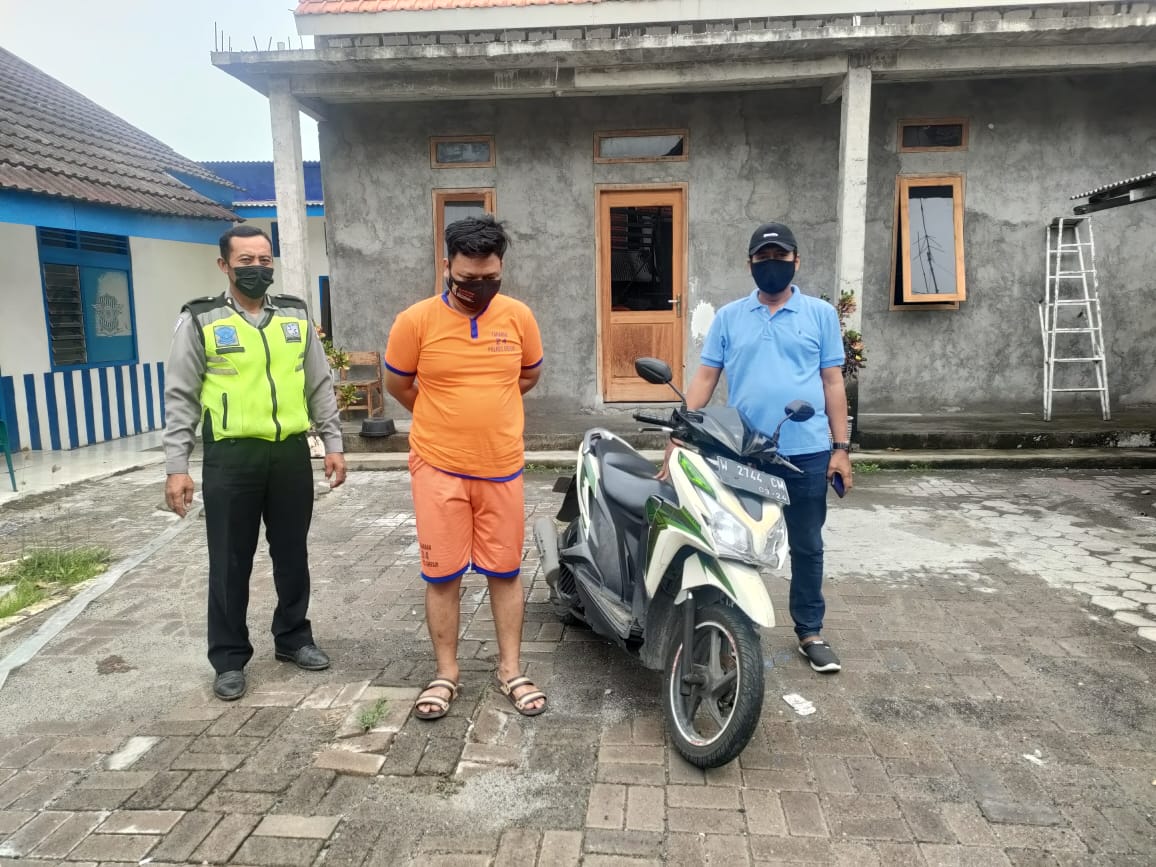 Pukul Pipi Pemilik Motor, Polisi Tangkap Pelaku Curanmor, Saat Jadi Bulan Bulanan Warga