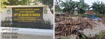 Pintu DAM Irigasi Delik Sumber Dipenuhi Sampah, Warga Minta Instansi Terkait Bertindak