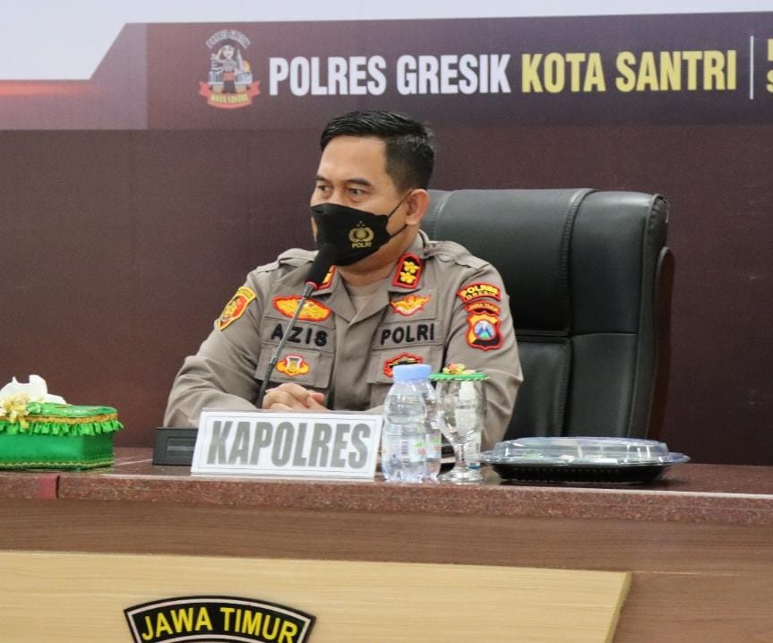 Vaksinasi Booster Dimulai di Gresik, Kapolres Gresik Siap Bantu Sosialisasi hingga ke Desa