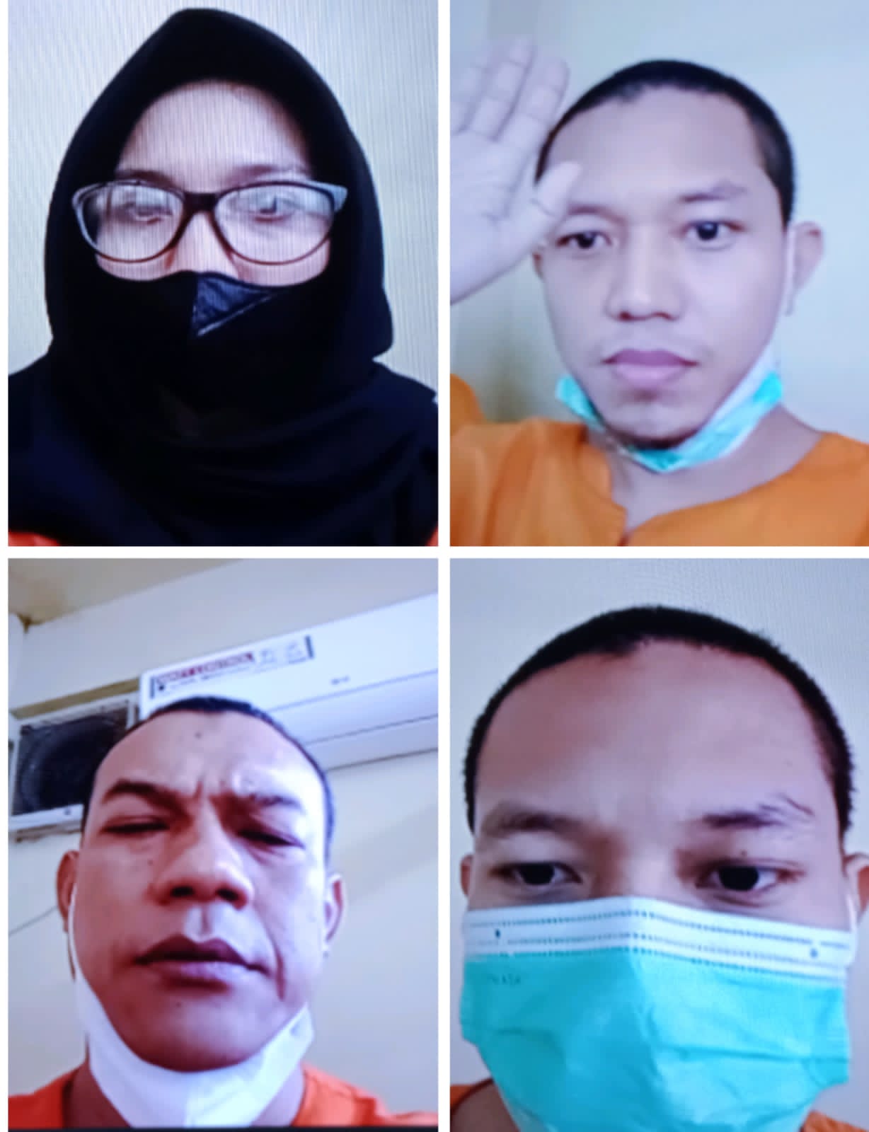 DIBUI 14 TAHUN, DENDA Rp. 5 MILIAR, DESI, RISKI, FIKRI DAN SUTIKNO OKNUM POLISI, PEMILIK SABU 4 KILO NYATAKAN PIKIR- PIKIR