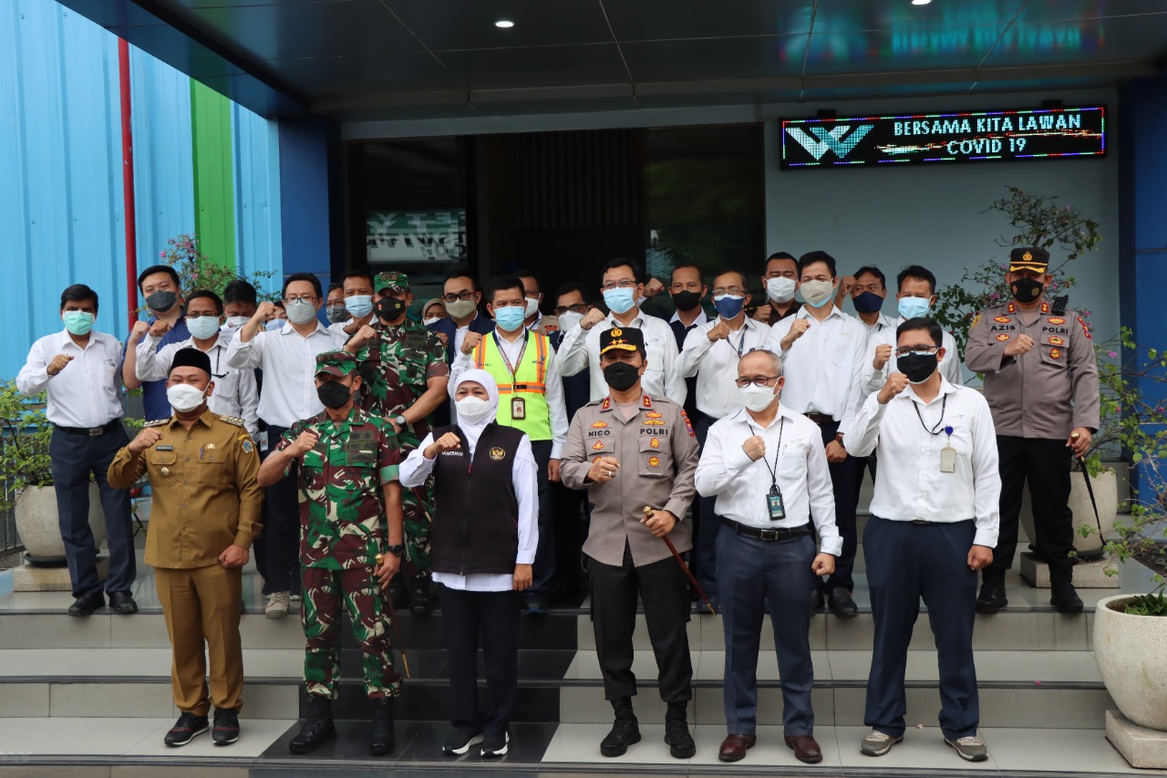 Forkopimda Jawa Timur Bersama Kapolres Gresik, Tinjau Langsung Dua Pabrik Minyak di Gresik
