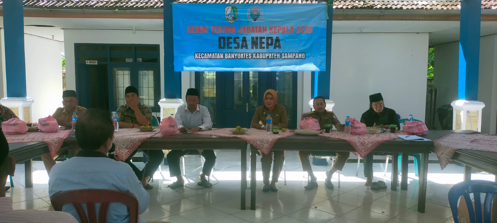 Sertijab Kades Nepa Sampang Lancar. Janji Pj Kades Subaidi: Akan Melayani Warga Dengan Ikhlas