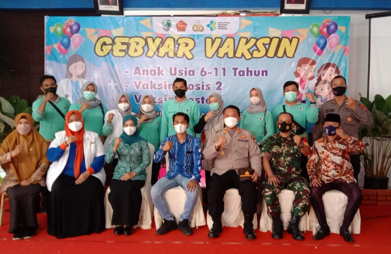 Luar Biasa, Gebyar Vaksin di Banyuates Sampang Dihadiri Ribuan Anak