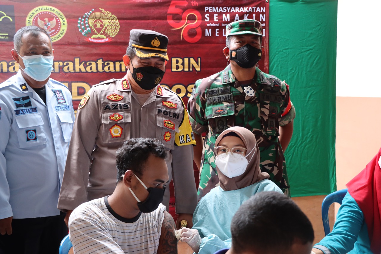 Percepat Vaksinasi, Polres Sasar Rutan Gresik