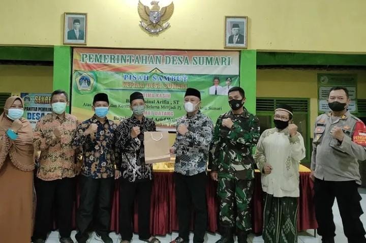Gelar serah Terima jabatan, Moch. Arif Wijaya resmi jabat kades Sumari