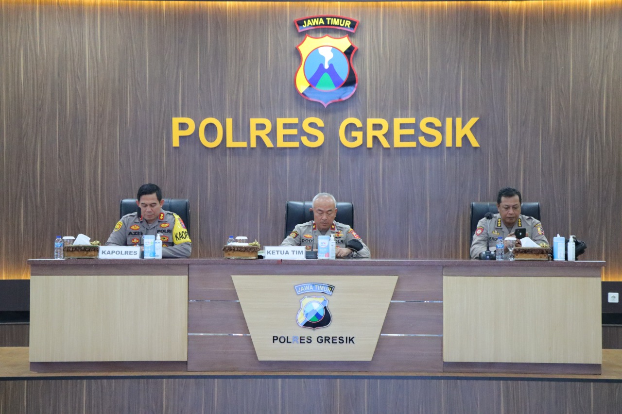 Tim Supervisi Asistensi Korsabhara Baharkam Polri, Kunjungi Polres Gresik