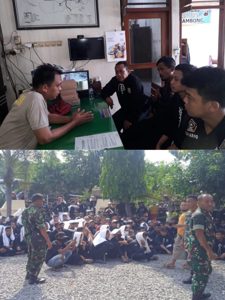 Tuntut Keadilan, Ratusan Pesilat PSHT Geruduk Polsek Sambong Kabupaten Blora