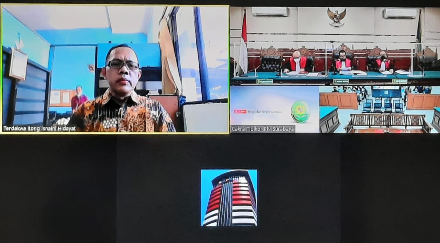 TERBUKTI TERIMA SUAP, HAKIM ITONG ISNAENI DIHUKUM 5 TAHUN BUI, DAN DENDA Rp.300 JUTA. "LANGSUNG NYATAKAN BANDING"