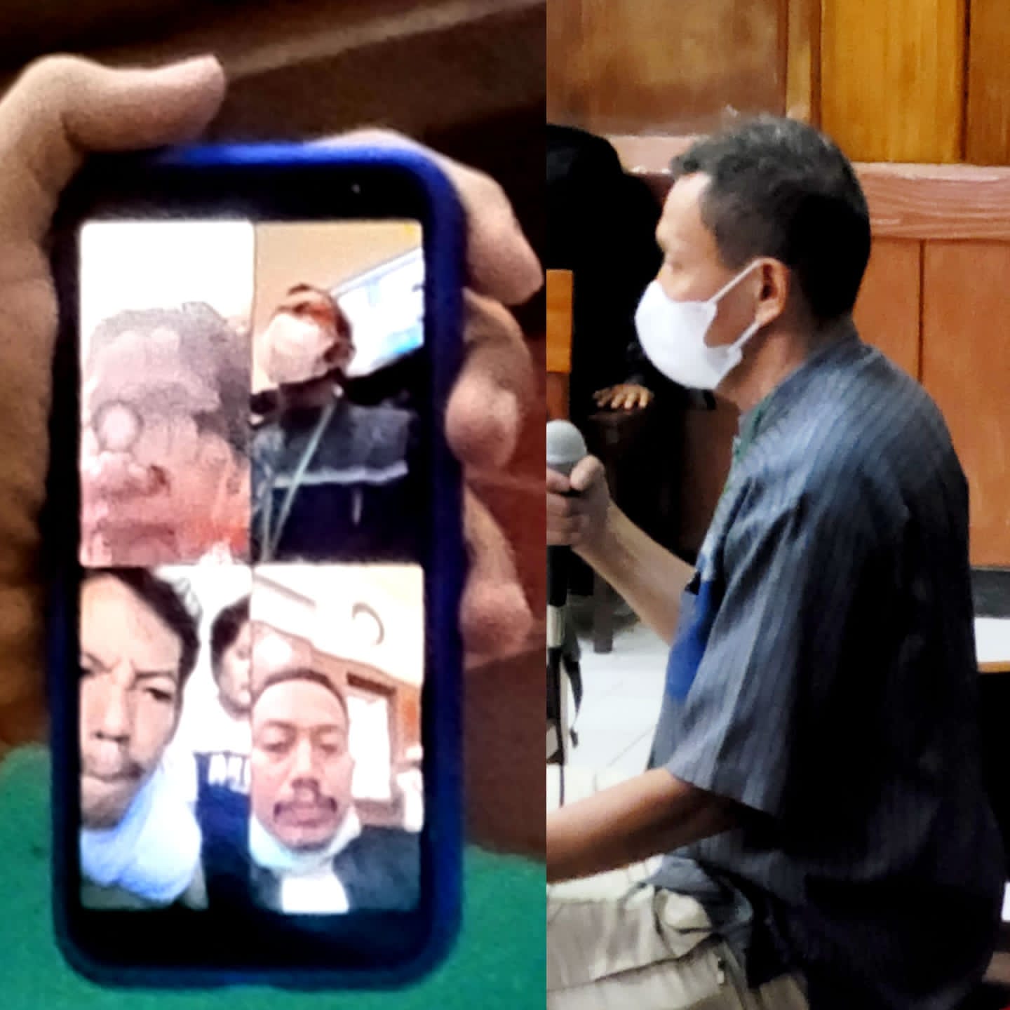 CURI TUTUP BESI GORONG - GORONG MILIK PT.SIER JALAN RUNGKUT INDUSTRI, KONTAN DAN TAUFIQ DITUNTUT 8 BULAN BUI