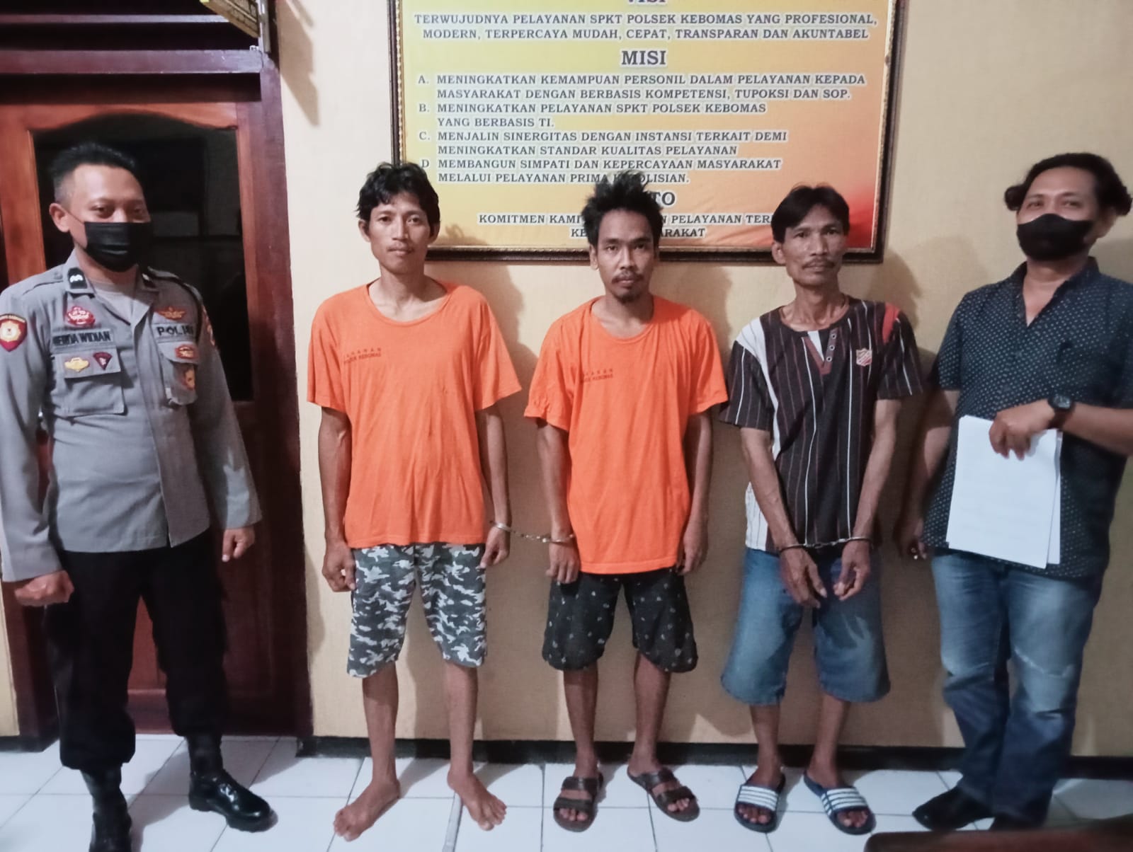 Polres Gresik, Berhasil Ungkap Kasus Pencurian Barang di Pergudangan Kebomas
