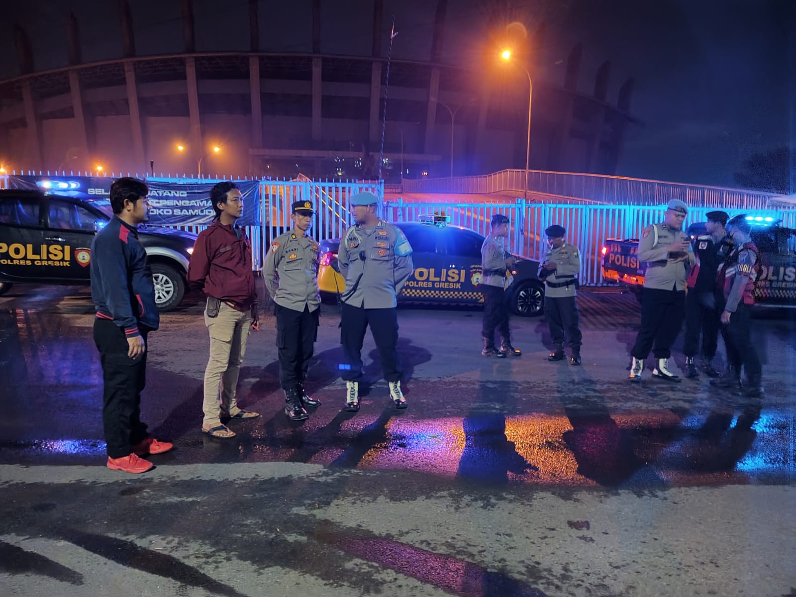Polres Gresik Gelar Patroli Skala Besar, Antisipasi Gangguan Kamtibmas