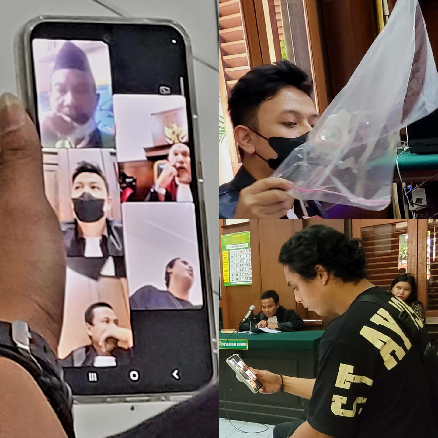 TEBAS KORBAN PAKAI CELURIT HINGGA KORBAN TEWAS, TERDAKWA A.R JALANI SIDANG
