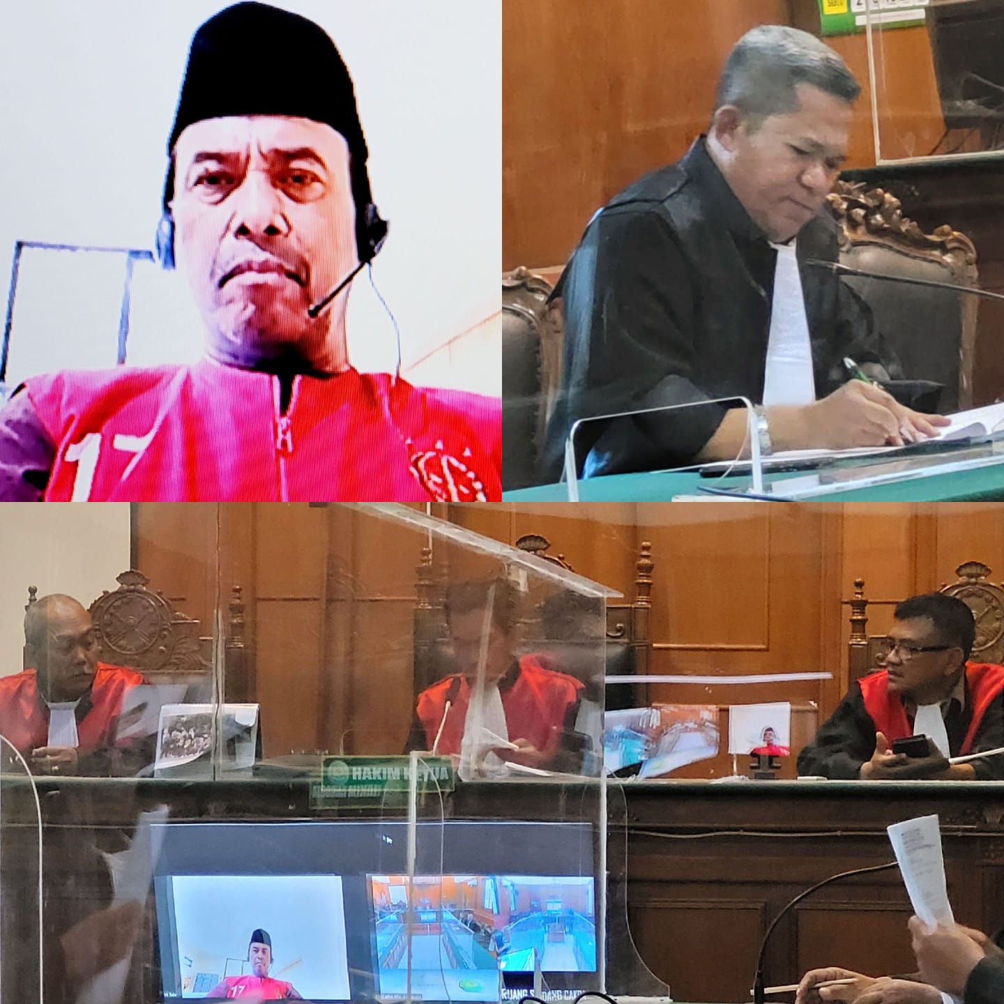 DALANG PERAMPOKAN RUMAH DINAS WALIKOTA BLITAR,  MANTAN WALKOT  BLITAR SAMANHUDI ANWAR DIHUKUM  2 TAHUN BUI, NYATAKAN BANDING