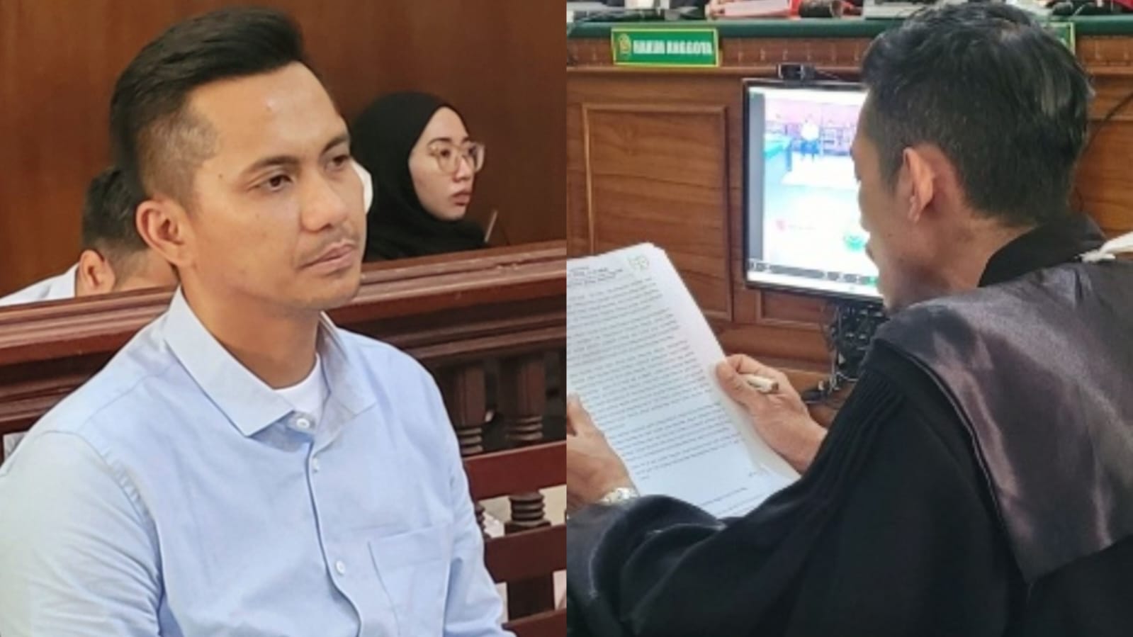DIDAKWA KUASAI ASET KOPERASI CABANG SIDOARJO DAN WONOKROMO,KSP INTIDANA MERUGI Rp 146 JUTA, PENGACARA TERDAKWA RIZKY FAHRIZA AJUKAN EKSEPSI