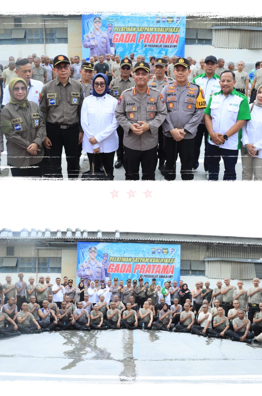 Pembukaan Diklat Satpam Kualifikasi Gada Pratama Angkatan X PT. Swabina Gatra