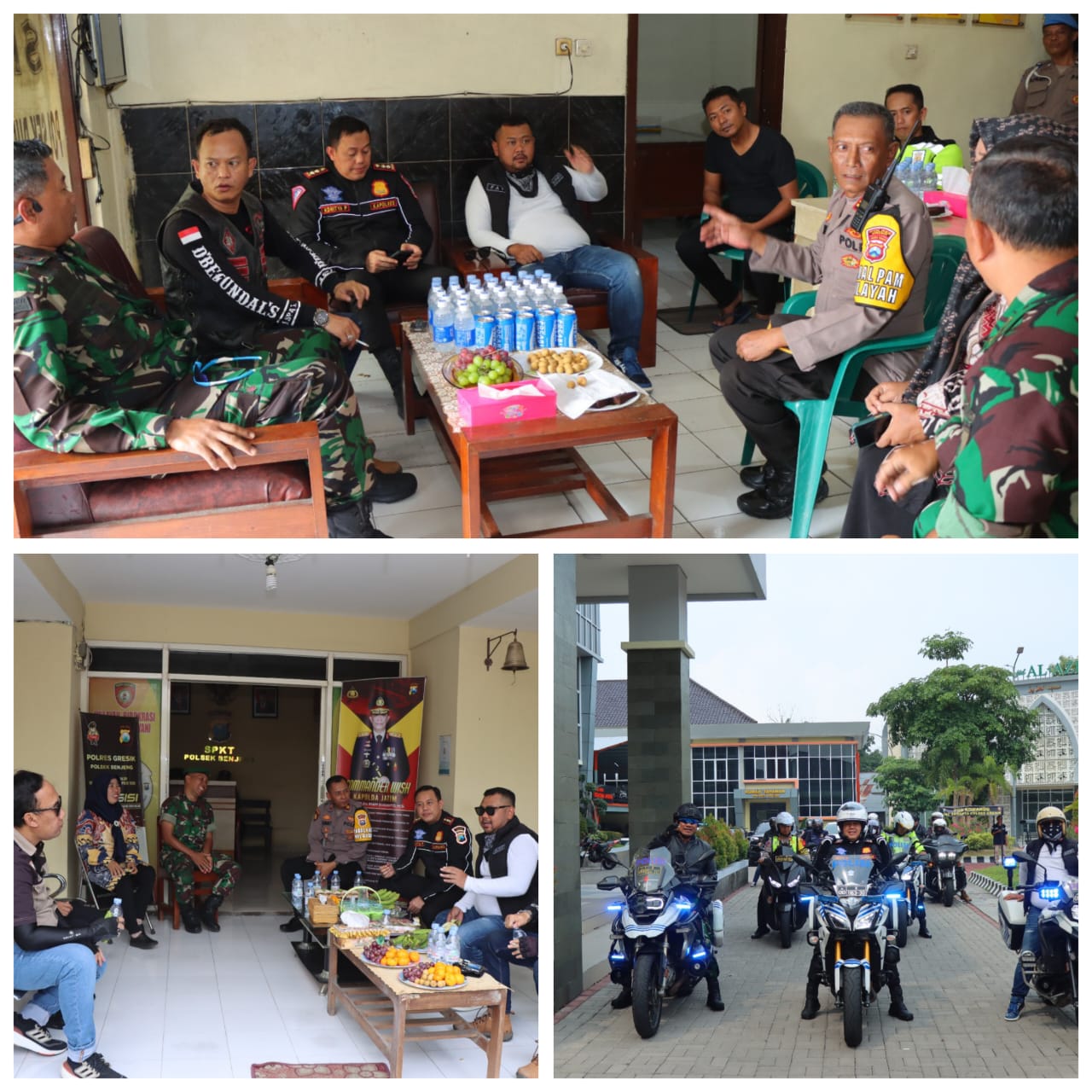 Kapolres Gresik bersama Forkopimda Patroli Gabungan memastikan ibadah Natal berjalan lancar