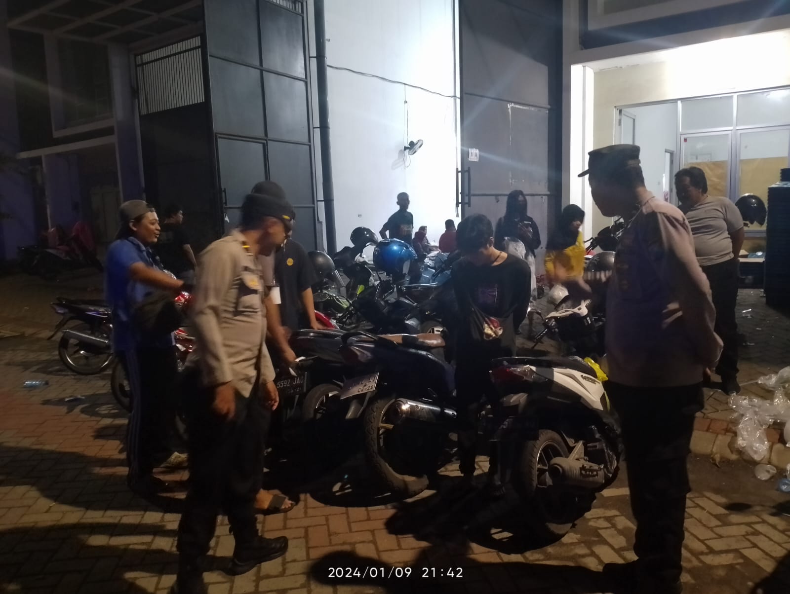Razia Cipta Kondisi, Polsek Kebomas Berhasil Amankan Motor Balap Liar