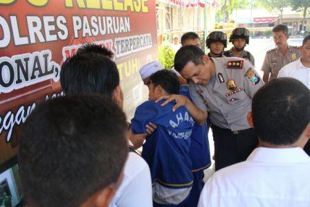 Melawan Saat di Tangkap, Polres Pasuruan 810 kan Pelaku Curat