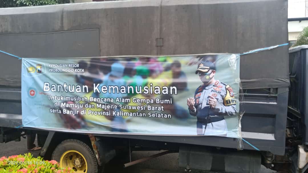 Polda Jatim Kirim Bantuan Bencana Gempa Bumi di Kabupaten Majene, Kabupaten Mamuju &amp; Bencana Banjir di Provinsi Kalsel 