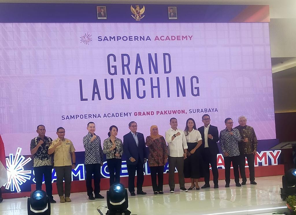 Khofifah Resmikan Sampoerna Academy di Grand Pakuwon Surabaya