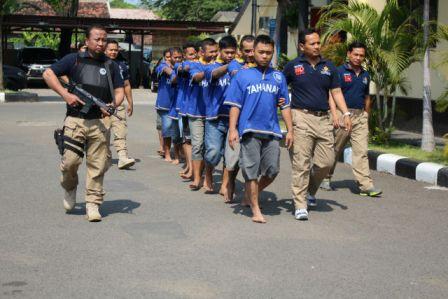 Dalam 2 Minggu Polres Pasuruan Ungkap Shabu seberat 10,46 Pada 9 Kasus, Jerat 9 Tersangka.