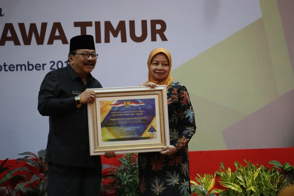 Wajar Tanpa Pengecualian WTP, Kembali Diraih Pemkab Kediri.